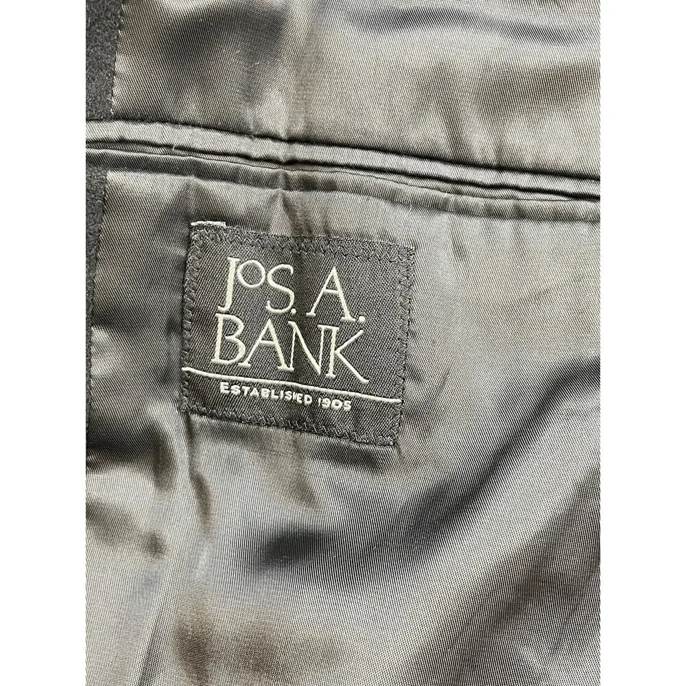 Jos A Bank Blazer Mens 42R Black 100% Camel Hair Single Breasted 2-Button Jacket